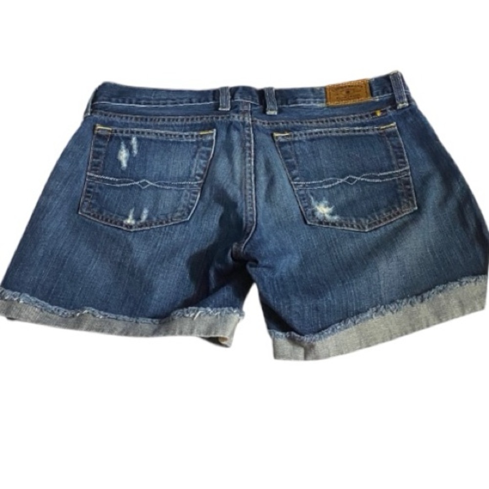 Lucky Brand Shorts, Denim, Cotton, Sz 4, Waist 27, Distressed, Riley shorts - Picture 10 of 14
